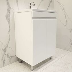 Dulap sub lavoar de podea Bayro Studio Duo Argo 500 (White Matte) Thumb