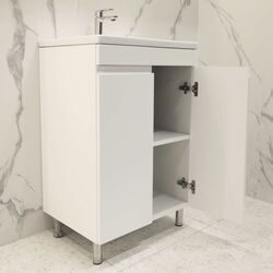 Dulap sub lavoar de podea Bayro Studio Duo Argo 500 (White Matte) Thumb