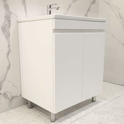 Dulap sub lavoar de podea Bayro Studio Duo Argo 800 (White Matte) Thumb