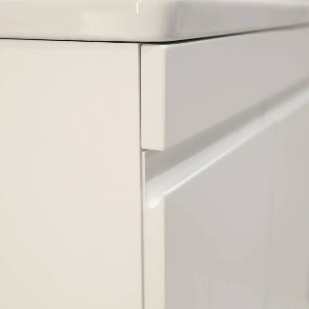 Dulap sub lavoar de podea Bayro Studio Duo Argo 800 (White Matte)