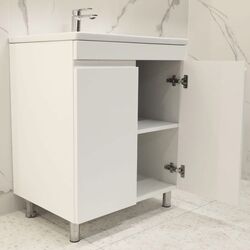 Dulap sub lavoar de podea Bayro Studio Duo Argo 800 (White Matte) Thumb