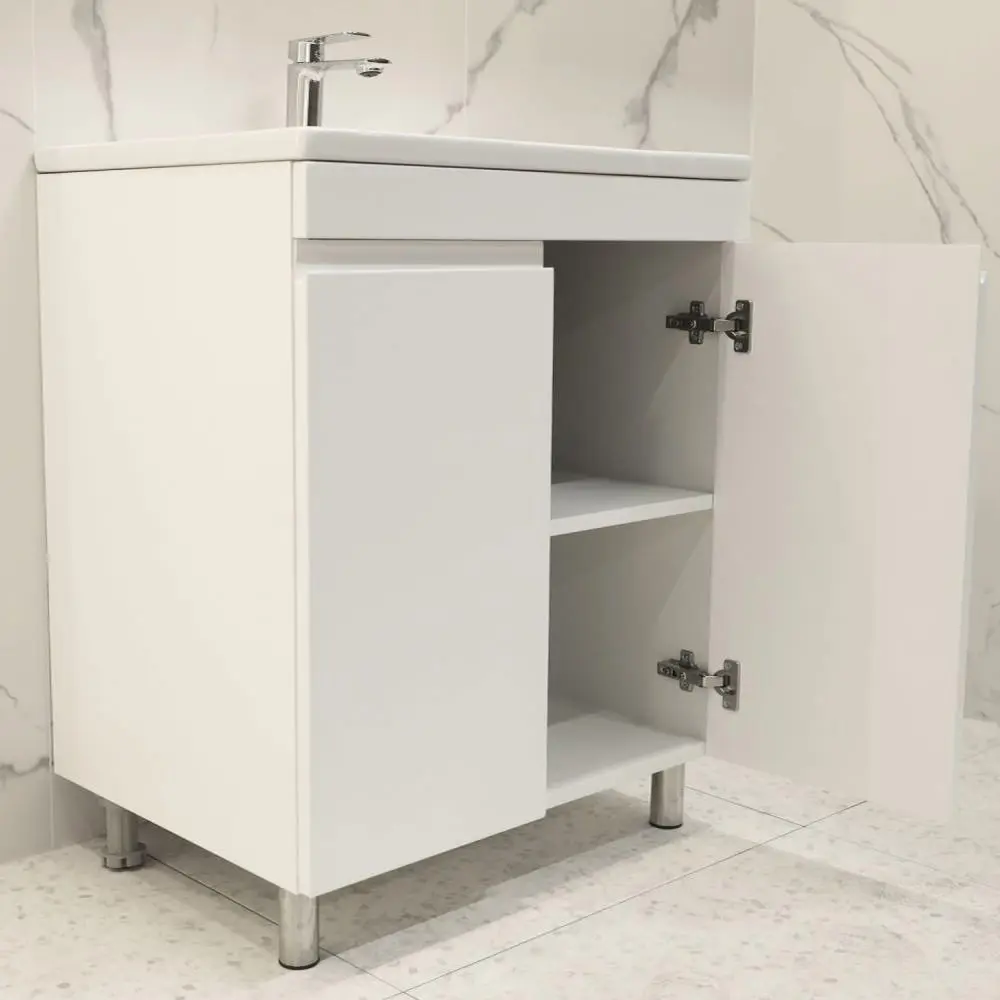 Dulap sub lavoar de podea Bayro Studio Duo Argo 800 (White Matte)