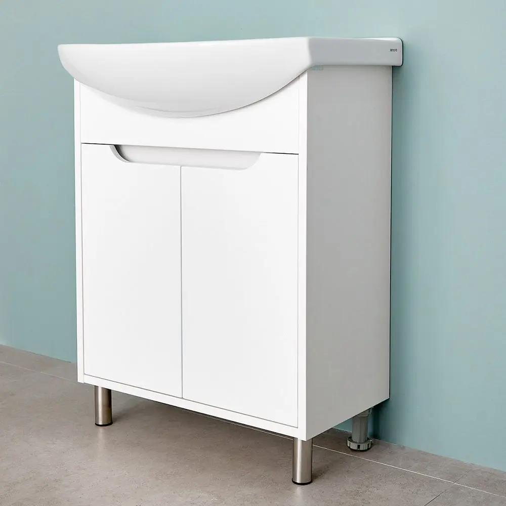 Dulap sub lavoar de podea Bayro Venus Pro Zenon 650 (White)