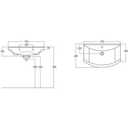 Dulap sub lavoar de podea Bayro Venus Pro Zenon 750 (White) Thumb