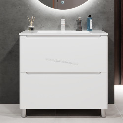 Тумба под умывальник Bayro Bergamo 1000 (White Matte)