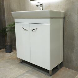 Dulap sub lavoar Bayro Dalas Neon 600 (White) Thumb