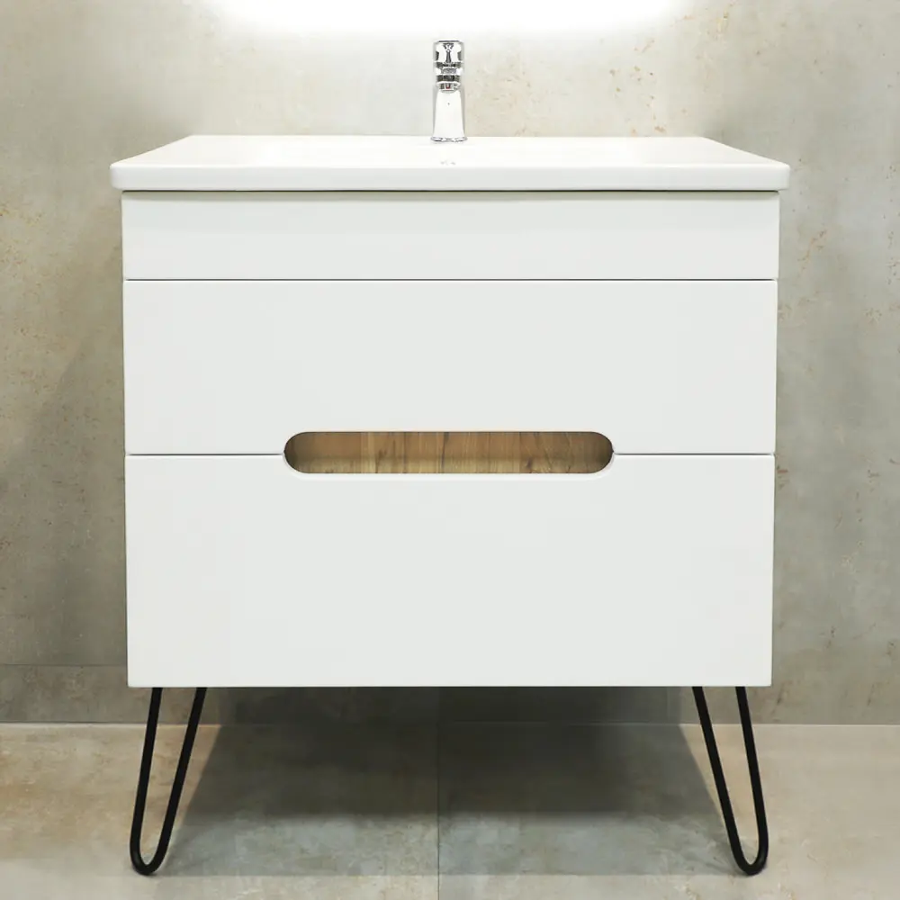 Dulap sub lavoar Bayro Etna 700 (White Matte)