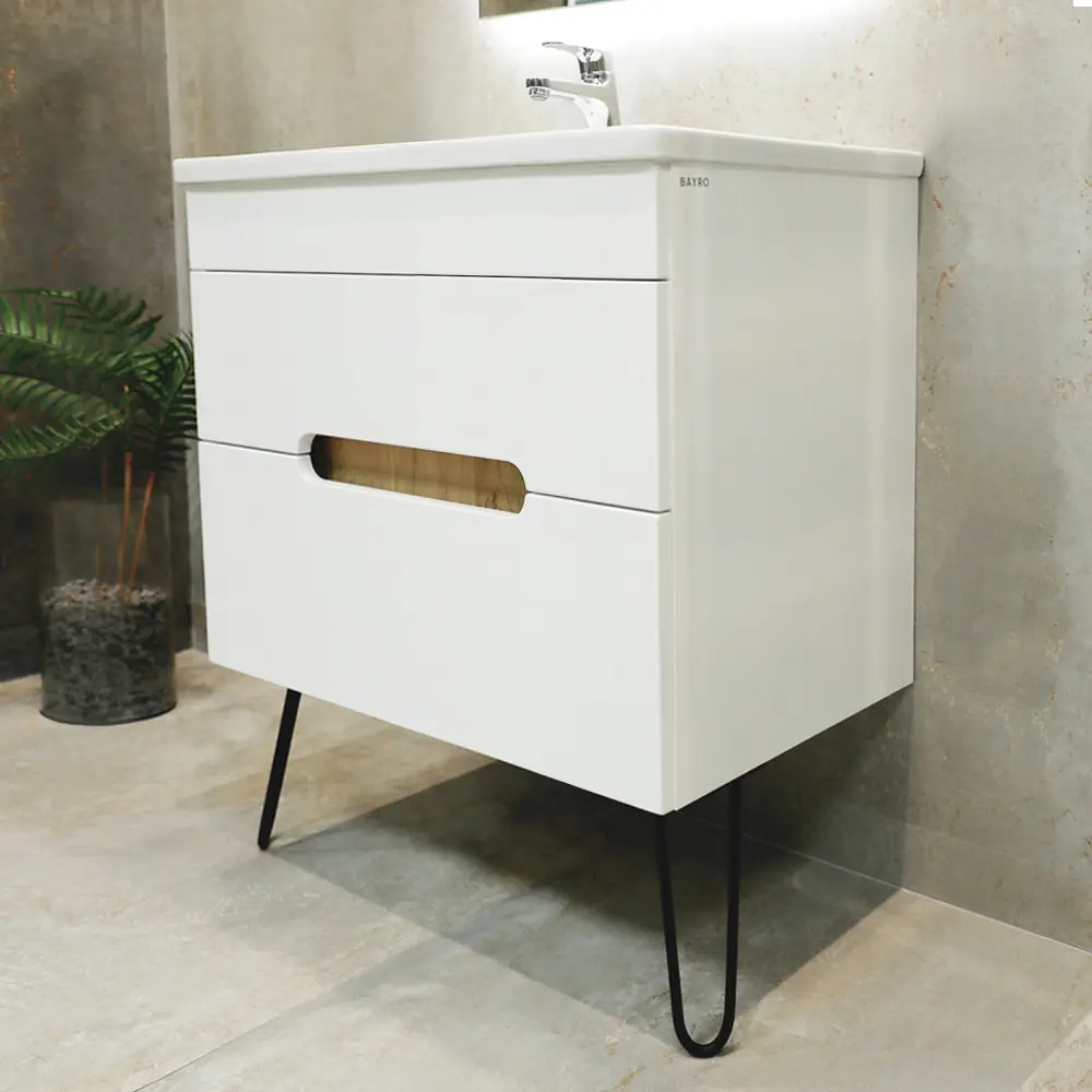 Dulap sub lavoar Bayro Etna 700 (White Matte)