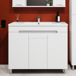 Dulap sub lavoar Bayro Etna Duo 1000 (White Matte)