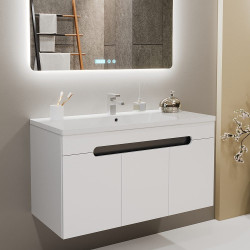 Tumba sub lavoar Bayro Etna Duo 1000 (White Matte) Thumb