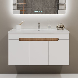 Tumba sub lavoar Bayro Etna Duo 1000 (White Matte) Thumb