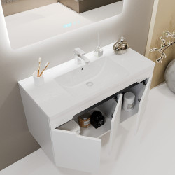 Tumba sub lavoar Bayro Etna Duo 1000 (White Matte) Thumb