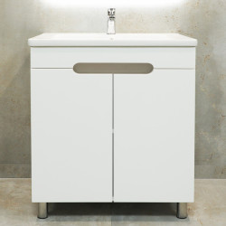 Тумба под умывальник Bayro Etna Duo 700 (White Matte) Thumb