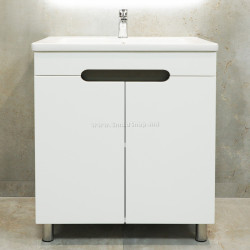 Dulap sub lavoar Bayro Etna Duo 700 (White Matte)