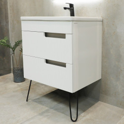 Dulap sub lavoar Bayro Positano 700 (White Matte) Thumb