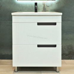 Dulap sub lavoar Bayro Positano 700 (White Matte)