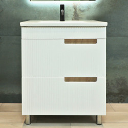 Dulap sub lavoar Bayro Positano 700 (White Matte) Thumb