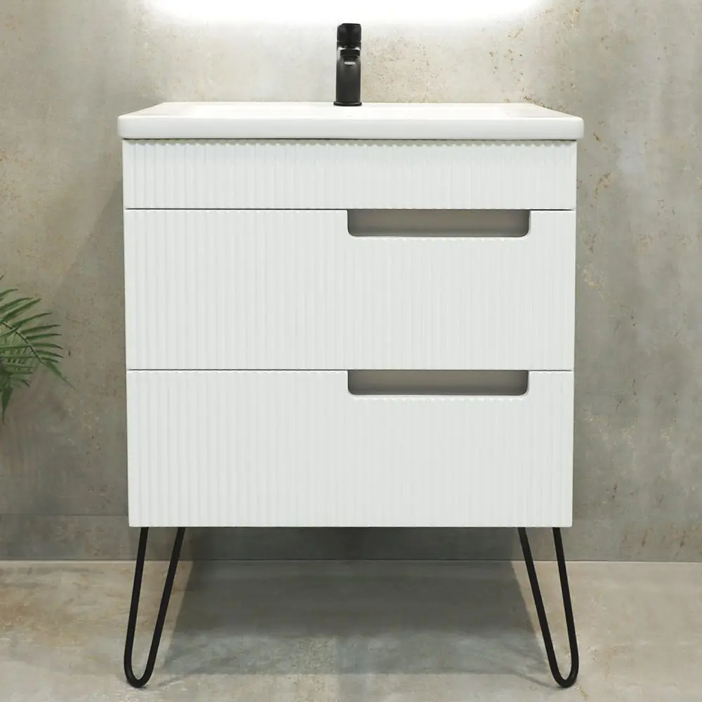 Dulap sub lavoar Bayro Positano 700 (White Matte)