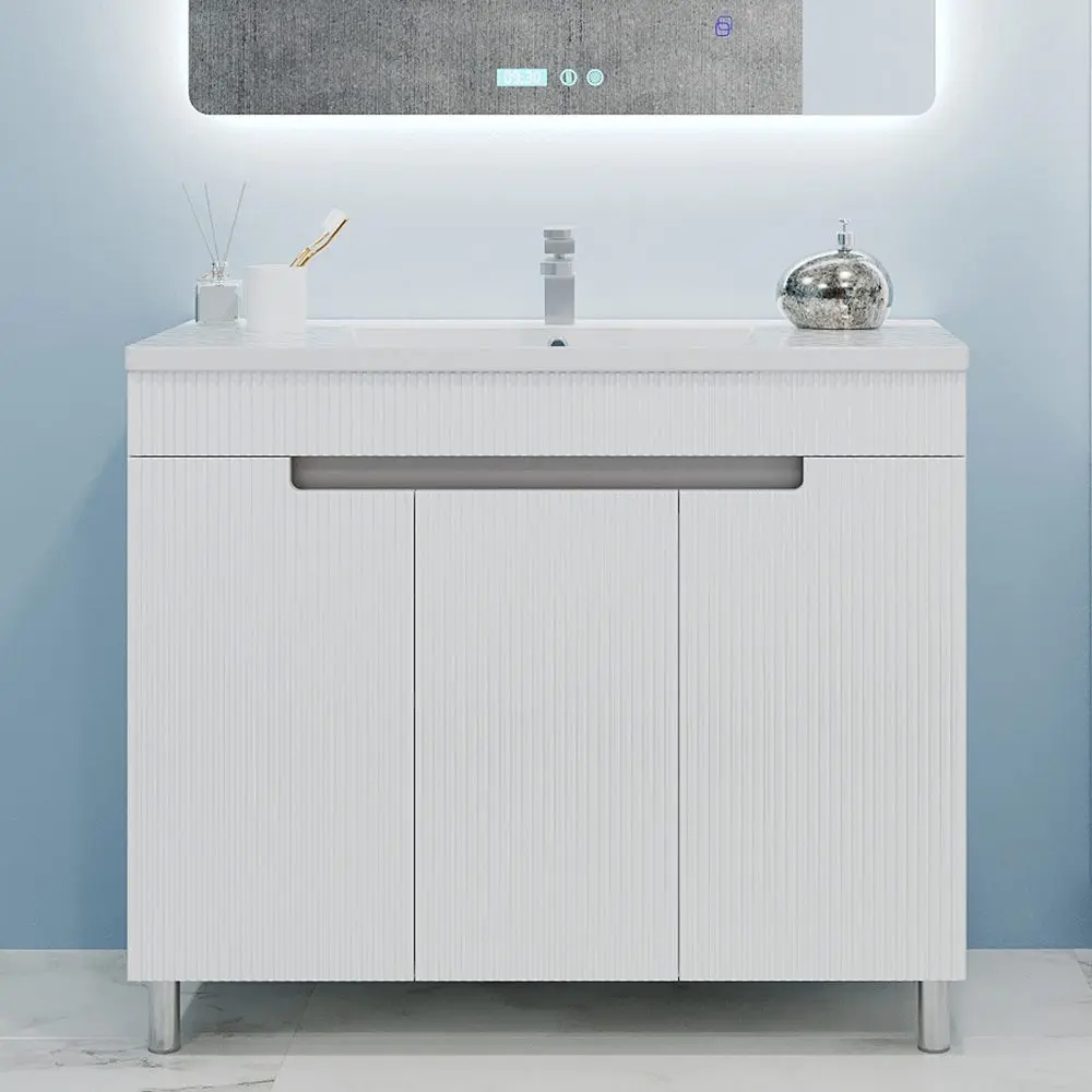 Тумба под умывальник Bayro Positano Duo 1000 (White Matte) - 3