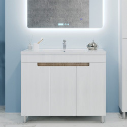 Тумба под умывальник Bayro Positano Duo 1000 (White Matte)