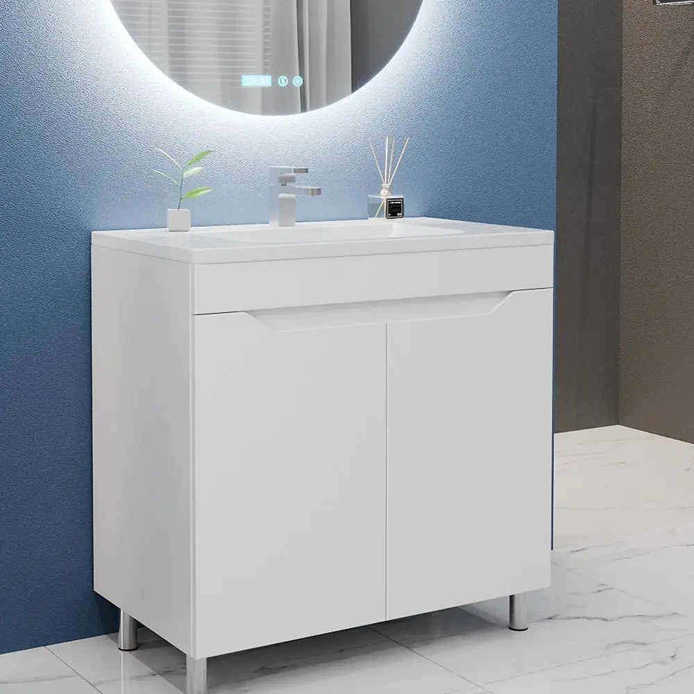 Tumba sub lavoar Bayro Selena 1000 (White Matte) - 2