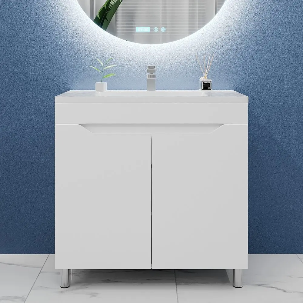 Tumba sub lavoar Bayro Selena 1000 (White Matte)