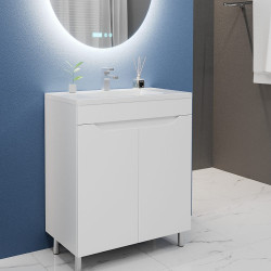 Tumba sub lavoar Bayro Selena 500 (White Matte) Thumb