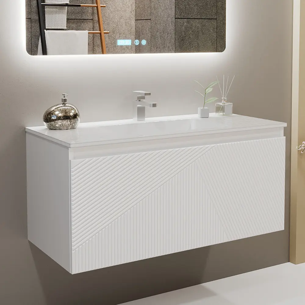 Dulap sub lavoar Bayro Sensi 1000 (White Matte)