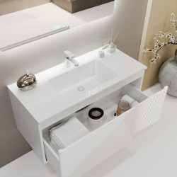 Dulap sub lavoar Bayro Sensi 1000 (White Matte) Thumb