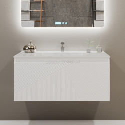 Dulap sub lavoar Bayro Sensi 1000 (White Matte)