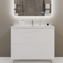 Tumba sub lavoar Bayro Sensi 1000 (White Matte)
