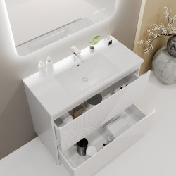 Tumba sub lavoar Bayro Sensi 1000 (White Matte) Thumb