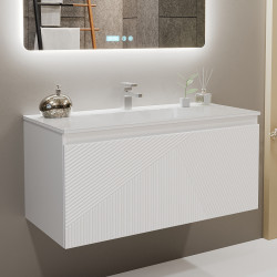 Dulap sub lavoar Bayro Sensi 800 (White Matte) Thumb