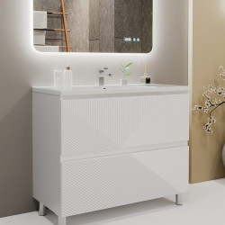 Tumba sub lavoar Bayro Sensi 800 (White Matte) Thumb