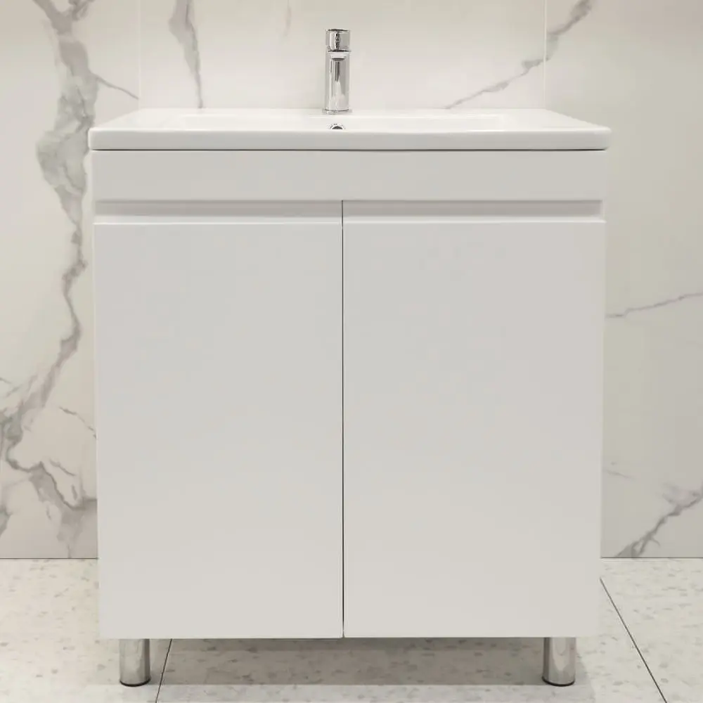 Dulap sub lavoar Bayro Studio Duo 700 (White Matte)