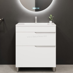 Tumba sub lavoar Bayro Teona 600 (White Matte)