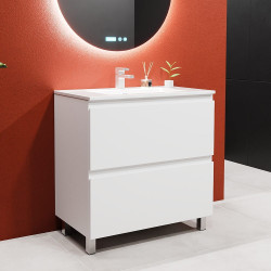 Tumba sub lavoar Bayro Wings 1000 (White Matte) Thumb