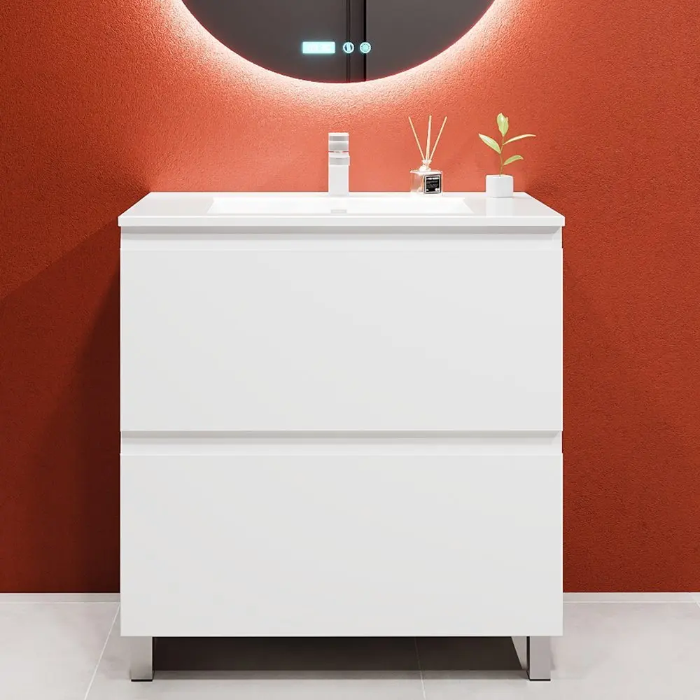 Tumba sub lavoar Bayro Wings 800 (White Matte)