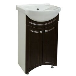 Set dulap cu lavoar Fluture (White/Wenge)
