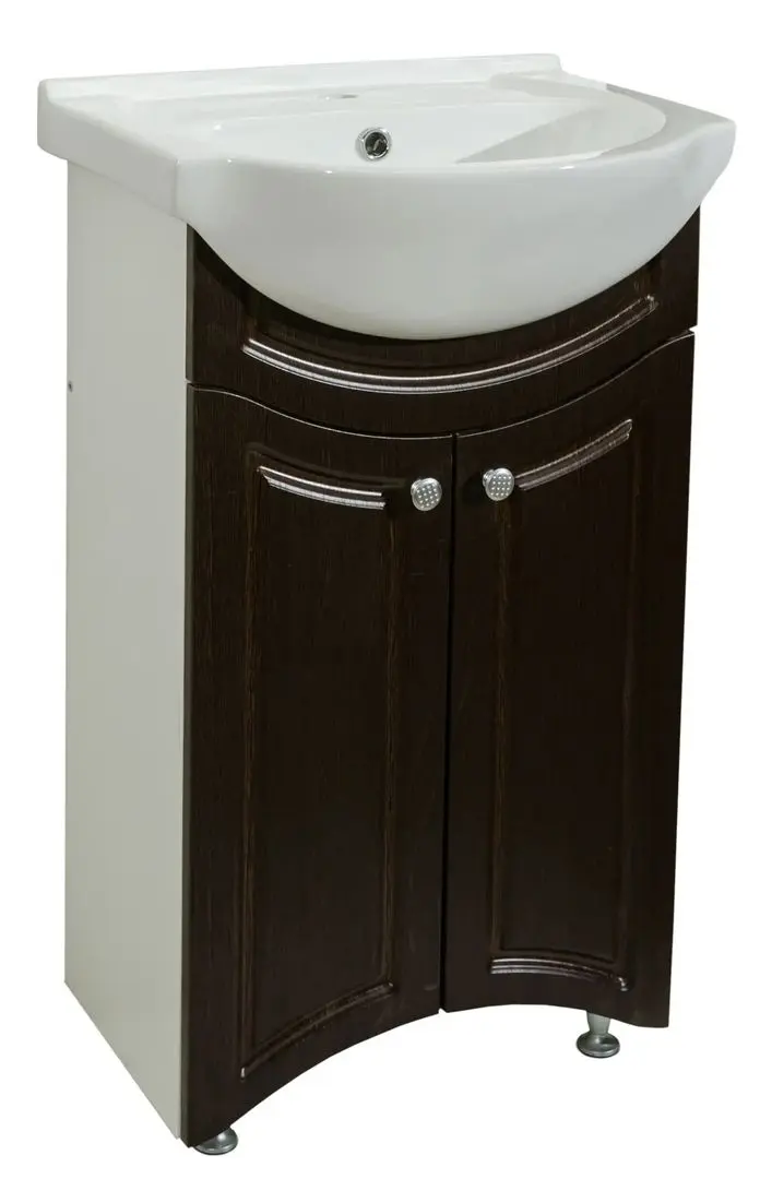 Set dulap cu lavoar Fluture (White/Wenge)