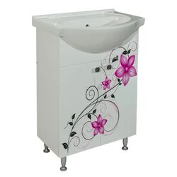 Set dulap cu lavoar Print 55 (White/Purple) Thumb