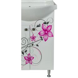 Set dulap cu lavoar Print 55 (White/Purple) Thumb