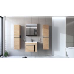 Dulap sub lavoar Halmar Duesa SU-60 (Craft Oak Gold/Black) Thumb