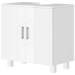Tumba sub lavoar Homcom 834-742V00WT (White Gloss) Thumb
