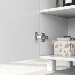 Tumba sub lavoar Homcom 834-742V00WT (White Gloss) Thumb