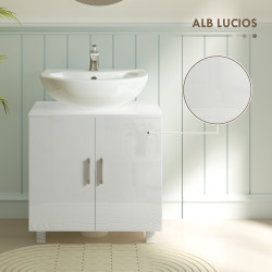 Tumba sub lavoar Homcom 834-742V00WT (White Gloss) Thumb