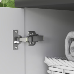 Tumba sub lavoar Homcom 834-761V01WT (White Gloss/Dark Grey) Thumb