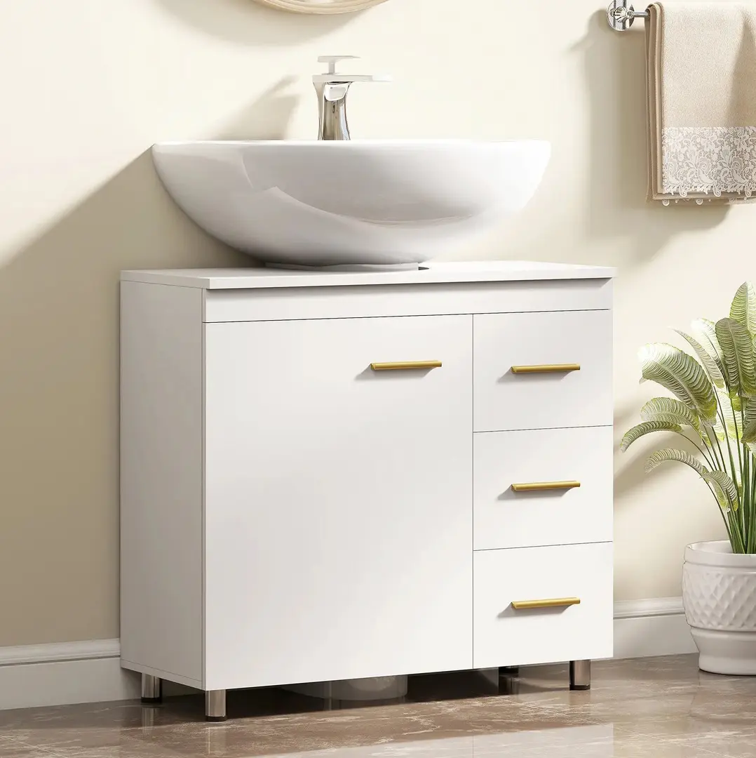 Tumba sub lavoar Homcom 834-824V00WT (White)