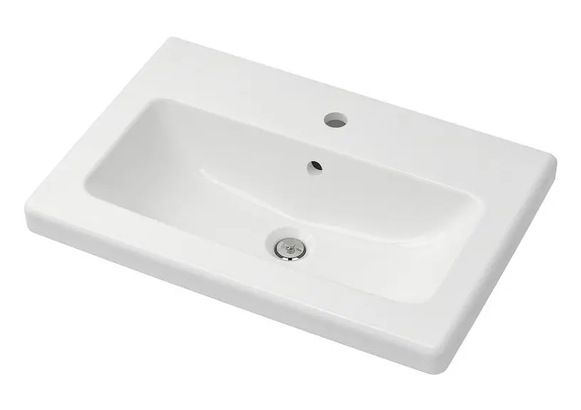 Набор стеллажа с раковиной Ikea Enhet/Tvallen 2 полки/смеситель 64x43x65 (Белый) - 3