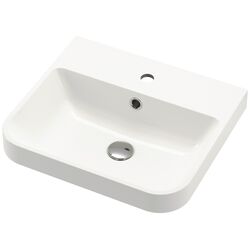 Набор тумбы с раковиной Ikea Angsjon/Backsjon 102x49x41 (Имитация Коричневого Дуба/Имитация Черного Мрамора) Thumb